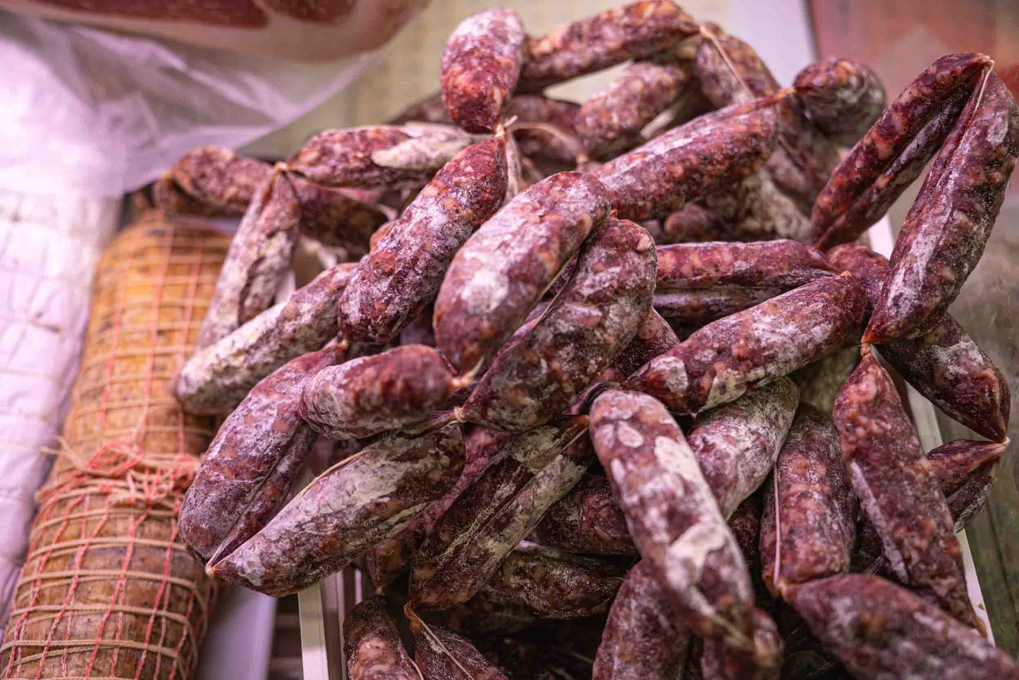 Salsicce stagionate secche umbre artigianali sottovuoto — Lu Pizzicarolo, Papigno