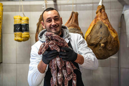 Salsicce stagionate secche umbre artigianali sottovuoto — Lu Pizzicarolo, Papigno