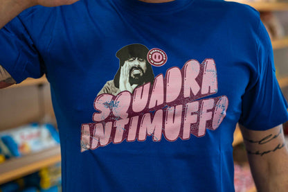 T-shirt Squadra Antimuffo blu — merchandise Lu Pizzicarolo