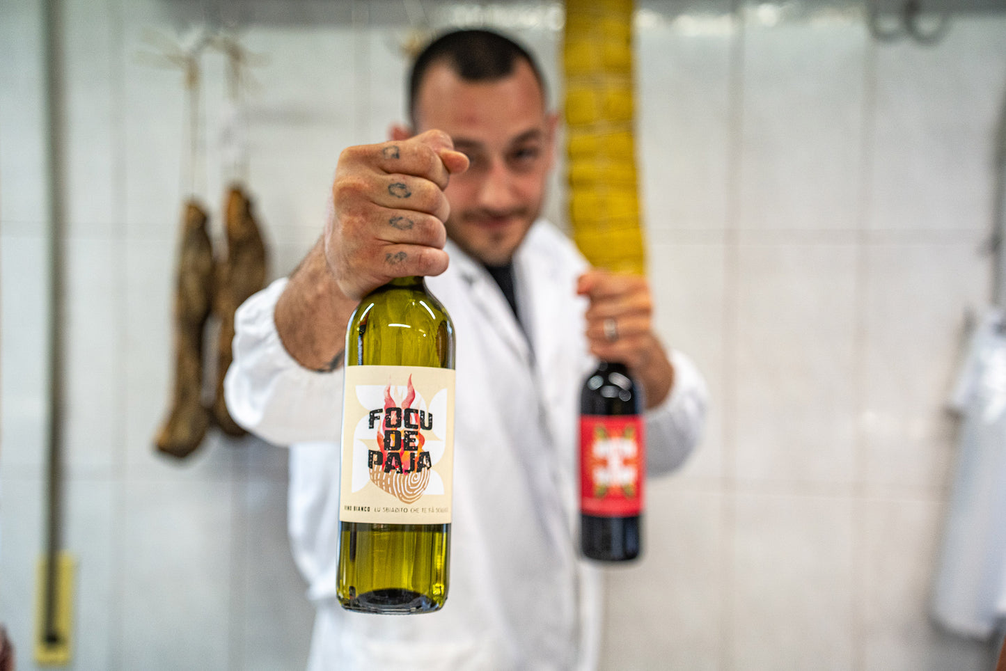 Vino bianco "Focu de Paja"